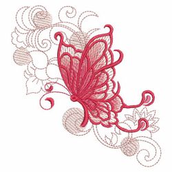 Sketched Butterflies 10(Md) machine embroidery designs