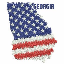 Patriotic US States Map 1 10 machine embroidery designs