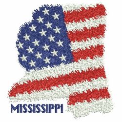 Patriotic US States Map 3 04 machine embroidery designs