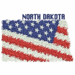 Patriotic US States Map 4 04