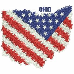 Patriotic US States Map 4 05 machine embroidery designs