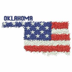 Patriotic US States Map 4 06