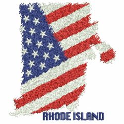 Patriotic US States Map 4 09