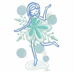 Cute Snow Girl(Md) machine embroidery designs