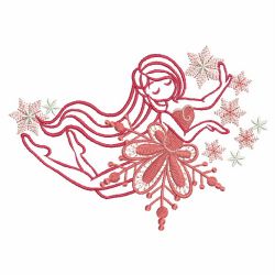 Cute Snow Girl 08(Lg) machine embroidery designs