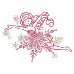 Cute Snow Girl 11(Sm) machine embroidery designs