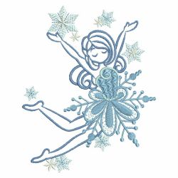 Cute Snow Girl 12(Lg) machine embroidery designs