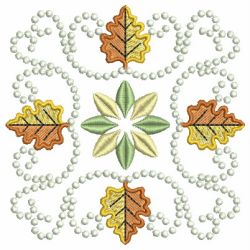 Heirloom Colorful Leaves 03 machine embroidery designs