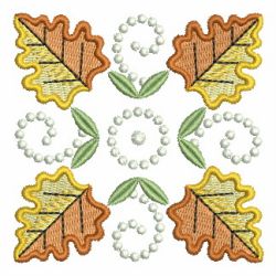 Heirloom Colorful Leaves 08 machine embroidery designs