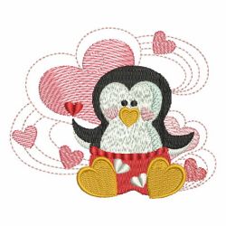 Cute Valentine Animals 08 machine embroidery designs