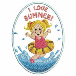 I Love Summer 06 machine embroidery designs