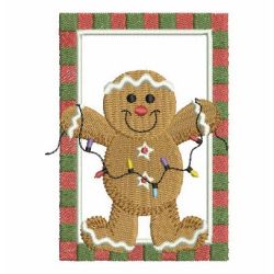 Gingerbread Man 02 machine embroidery designs