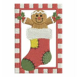 Gingerbread Man 04 machine embroidery designs