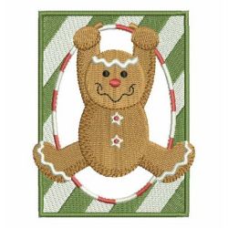 Gingerbread Man 07 machine embroidery designs