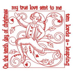Redwork Twelve Days 1 10(Md)