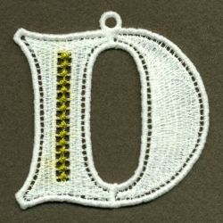 FSL Golden Knot Alphabets 04 machine embroidery designs