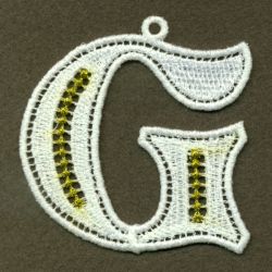 FSL Golden Knot Alphabets 07 machine embroidery designs