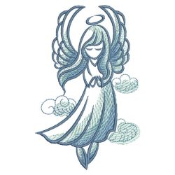 Sketch Angels 01(Md) machine embroidery designs