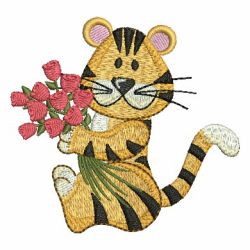 Valentine Tiger 01 machine embroidery designs