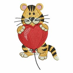 Valentine Tiger 05 machine embroidery designs