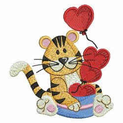 Valentine Tiger 06 machine embroidery designs