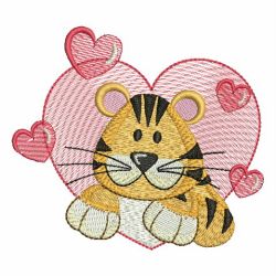 Valentine Tiger 08 machine embroidery designs