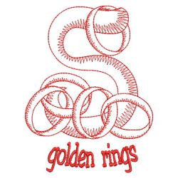 Redwork Twelve Days 2 05(Lg) machine embroidery designs