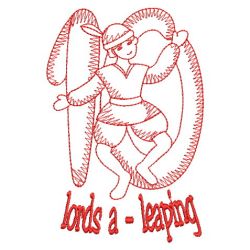 Redwork Twelve Days 2 10(Lg) machine embroidery designs