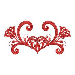 Heirloom Heart Damask 05(Md) machine embroidery designs