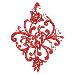 Heirloom Heart Damask 07(Md) machine embroidery designs