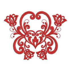 Heirloom Heart Damask 08(Md) machine embroidery designs