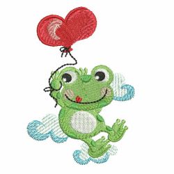 Valentine Frog 08 machine embroidery designs