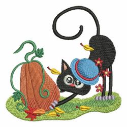 Cute Autumn Animals 03 machine embroidery designs