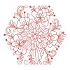 Redwork Rosemaling Flowers 1 06(Lg)