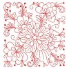 Redwork Rosemaling Flowers 1 08(Sm)