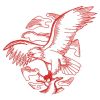 Redwork American Eagle 09(Lg)