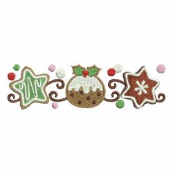 Gingerbread Border 01 machine embroidery designs