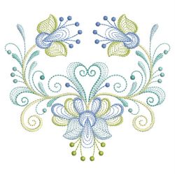 Rippled Folk Flowers 05(Lg)