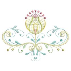 Rippled Folk Flowers 06(Lg)