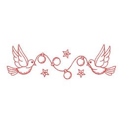 Redwork Christmas Dove 03(Lg) machine embroidery designs