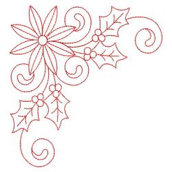 Redwork Christmas Dove 08(Lg) machine embroidery designs