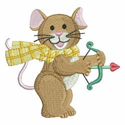 Valentine Mouse 01 machine embroidery designs