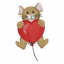 Valentine Mouse 02 machine embroidery designs