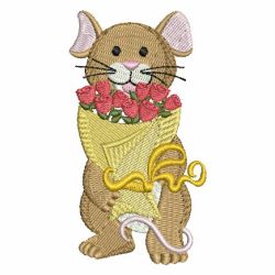 Valentine Mouse 03 machine embroidery designs