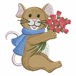 Valentine Mouse 06 machine embroidery designs