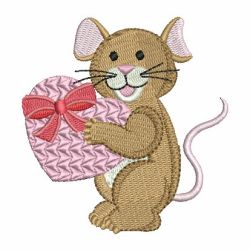 Valentine Mouse 08 machine embroidery designs