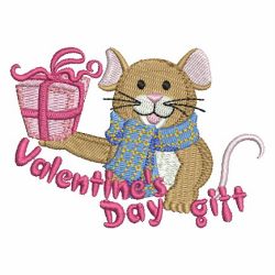 Valentine Mouse 09 machine embroidery designs
