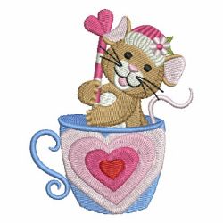 Valentine Mouse 10 machine embroidery designs
