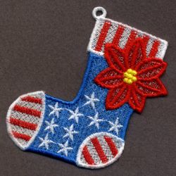 FSL USA Christmas Ornaments machine embroidery designs