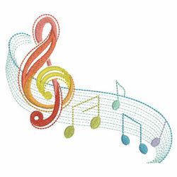 Music Notes 04(Sm) machine embroidery designs